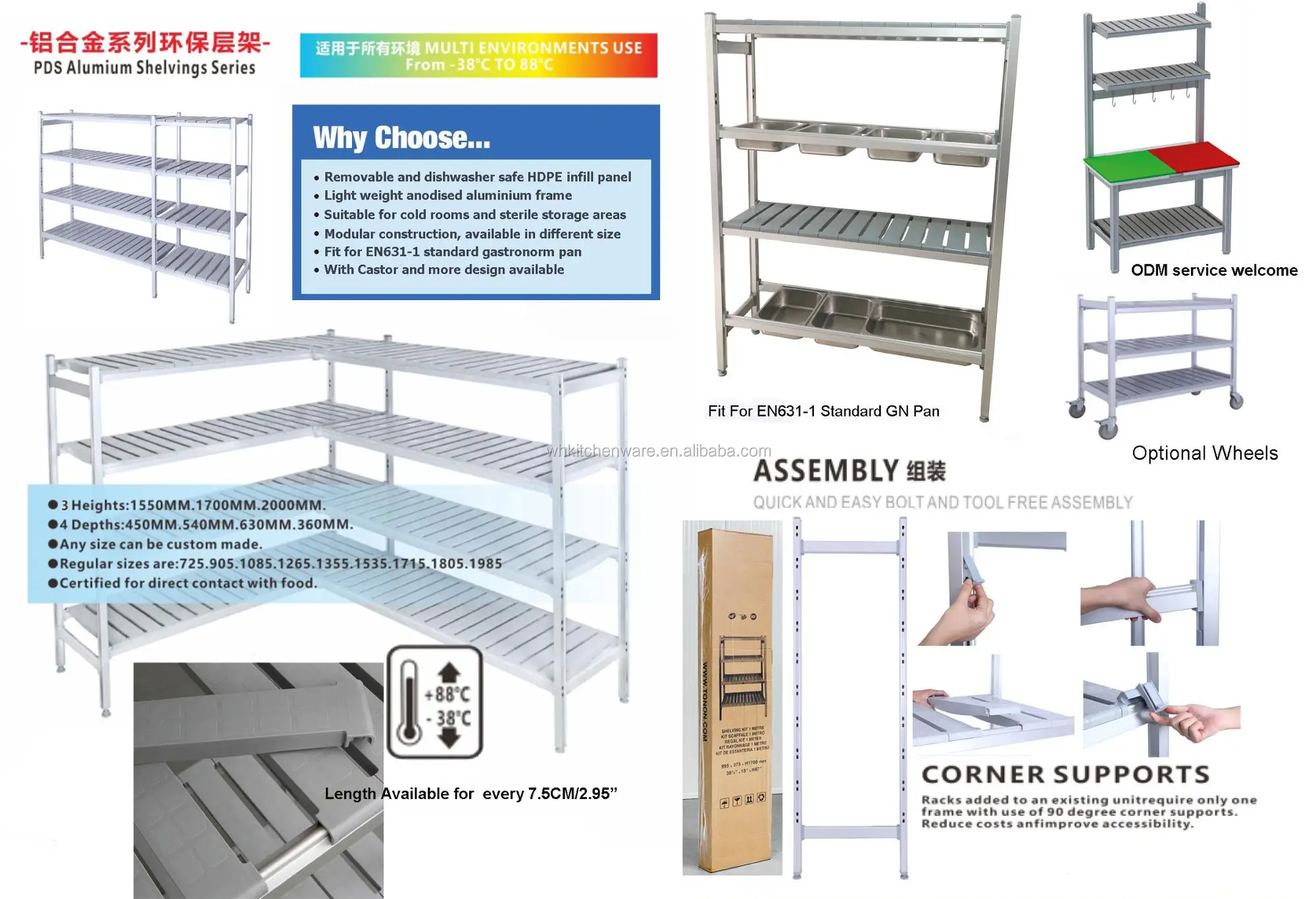 Stainless Steel Work Table,Shelf,Storage Rack And More Kitchen ...