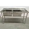 Stainless Steel Commercial Wholesale Cheap Price Double Bowl Kitchen Sink