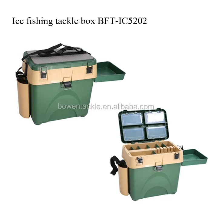 Bftic5202 Ice Fishing Tackle Box With Rod Pocket Buy Ice Fishing