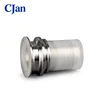 PFA lined tri-clamp hose fitting, pfa TC quick pipe fittings