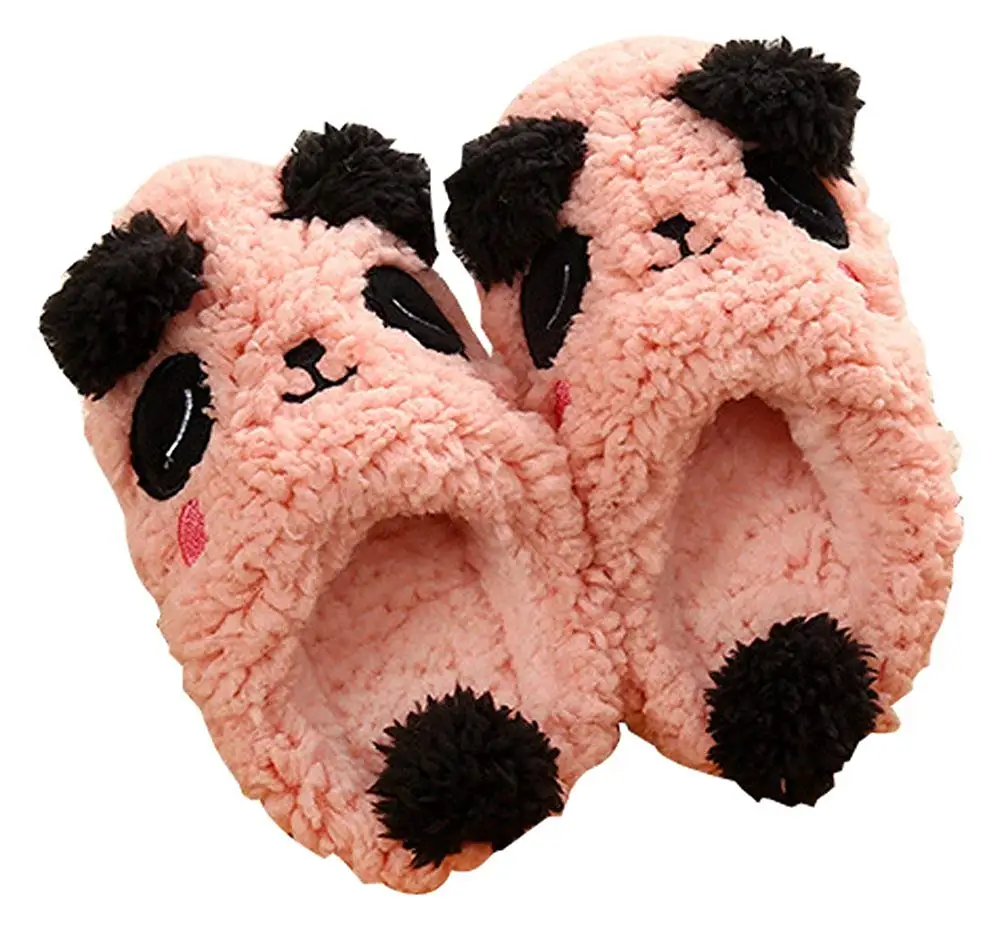 Cattior Toddler Little Kid Cute Kids Slippers Warm House Shoes