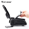 WEST BIKING Touch Screen Cycling Waterproof Front Tube Bag And 89G Portable Mini 160PSI High Pressure Cycling Bike Hand Air Pump