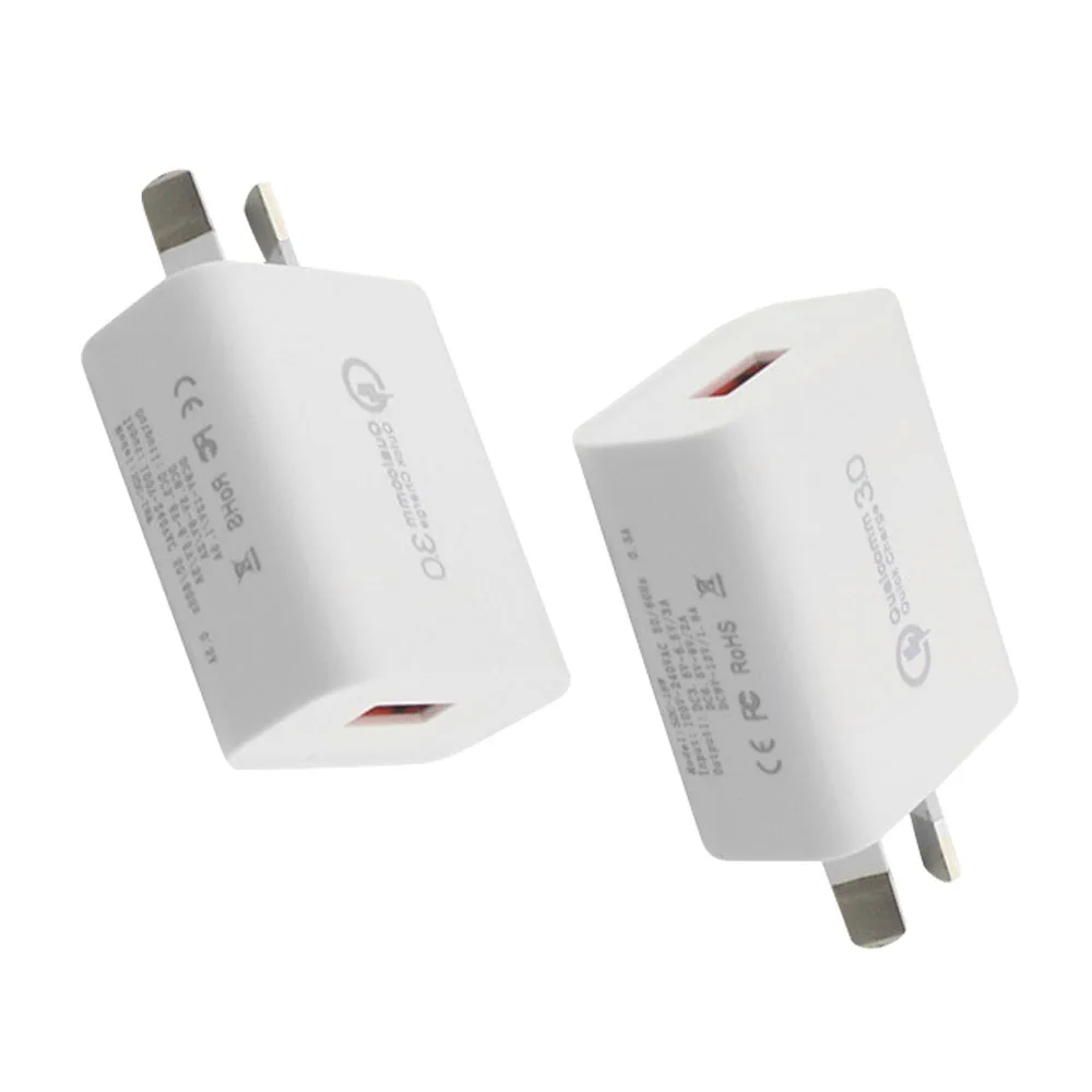 100% Original OEM 5V 3A Travel Charger QC3.0 Wall Charger AU Plug Fast Charging Travel Adapter