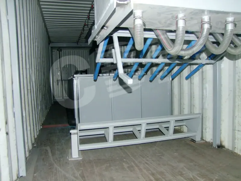 Containerized ice block making machine mobile ice plant