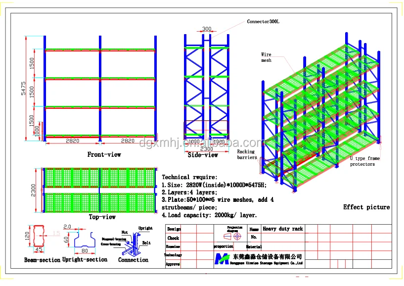 Warehouse Racking Systems With Heavy Duty Load Capacity - Buy Warehouse ...
