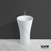 Acrylic Resin Sheets Bathroom Face Basin/KKR Bathroom Pedestal basin/ freestanding washbasin,freestanding washbasin storage