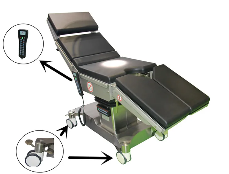 Multi functional electric operating table stainless steel table frame electric operation table