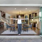 Otomatik &ccedil;er&ccedil;evesiz katlanır cam kapılar dış giriş veranda kapıları sistemi fiyat