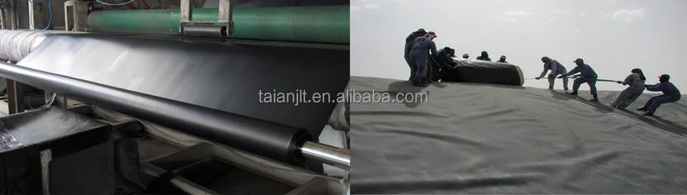 Black Hdpe Plastic Sheet HDPE Geomembrane Suppliers