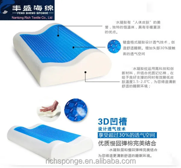 Cooling Gel And Memory Foam Pillow Primark Memory Foam Pillow Gel