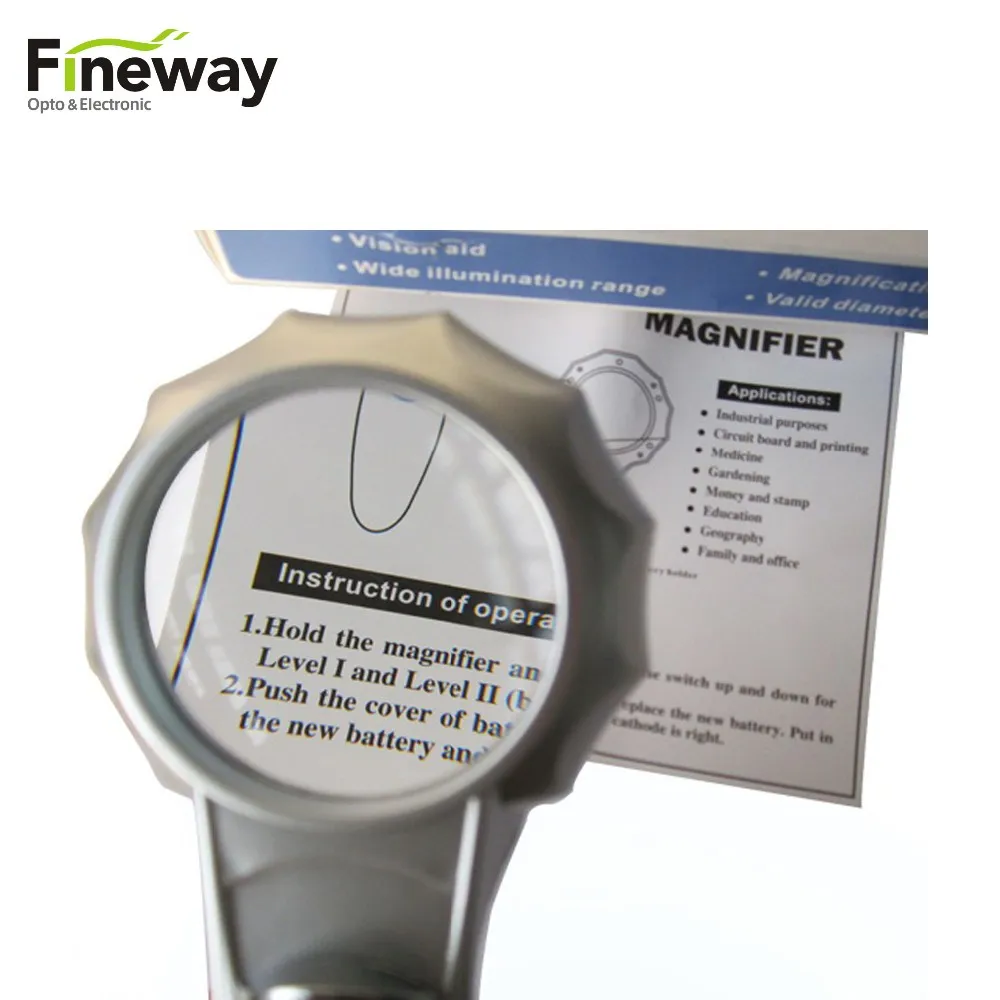 Fw600554 6led Illuminated Reading Magnifying Glasses For Visually