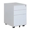 China supplier s office equipment Steel 3 drawer lockable mobile document storage pedestal file cabinet