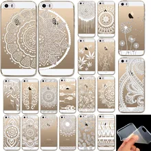 soft case cover for iphone 5 5s Free shhipping hollow beautiful flowers cute animals pattern Rubber Silicone WHD1493