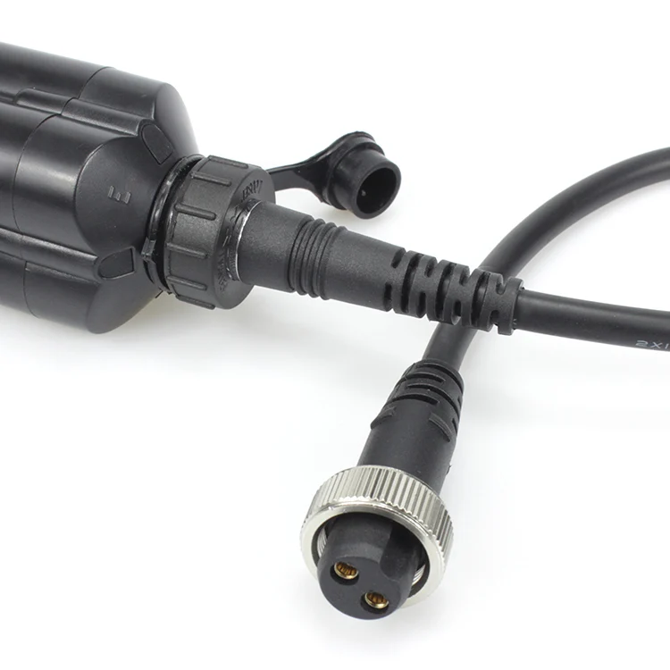 2pin Maletolarge 2pin Female Electric Fishing Reel Power Cord