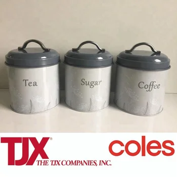 tea coffee sugar caddy sets