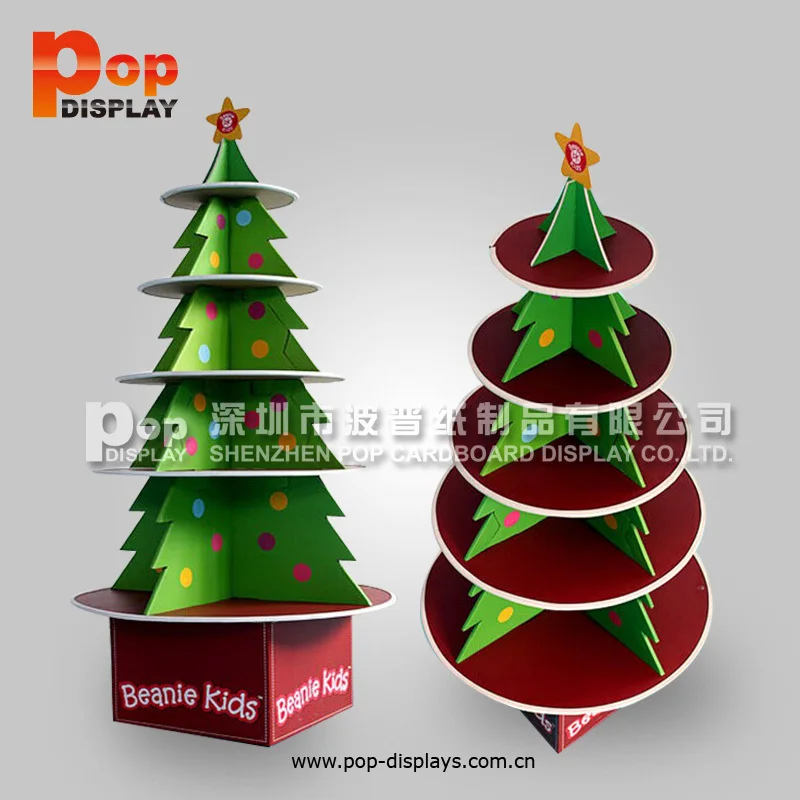 Customed Christmas Tree Cardboard Display Buy Metal Christmas Tree Display Folding Cardboard Displays Cardboard Floor Display Product On Alibaba Com