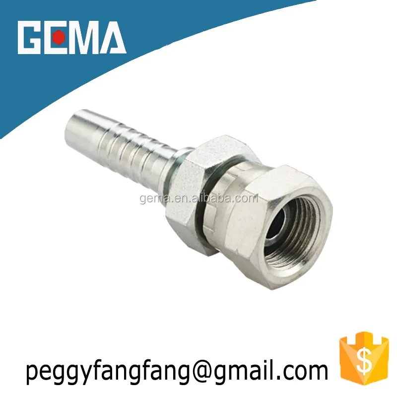 22611d Double Hexagon Couplers Straight Bsp Female Hydraulic Thread Hose Fitting / Hydraulic