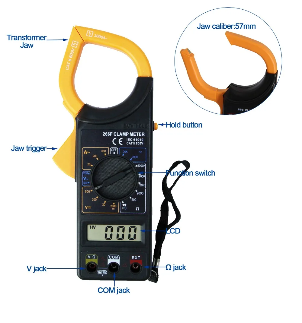 Non measuring. 266f Clamp Meter. 266f Clamp Meter ремонт. Дт266 мультиметр инструкция. Инструкция на тестер 266фт клемп Метер.