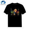 China Supplier Soft Cotton OEM &ODM El Flashing Custom Logo Glowing Led Equalizer Panel T Shirt