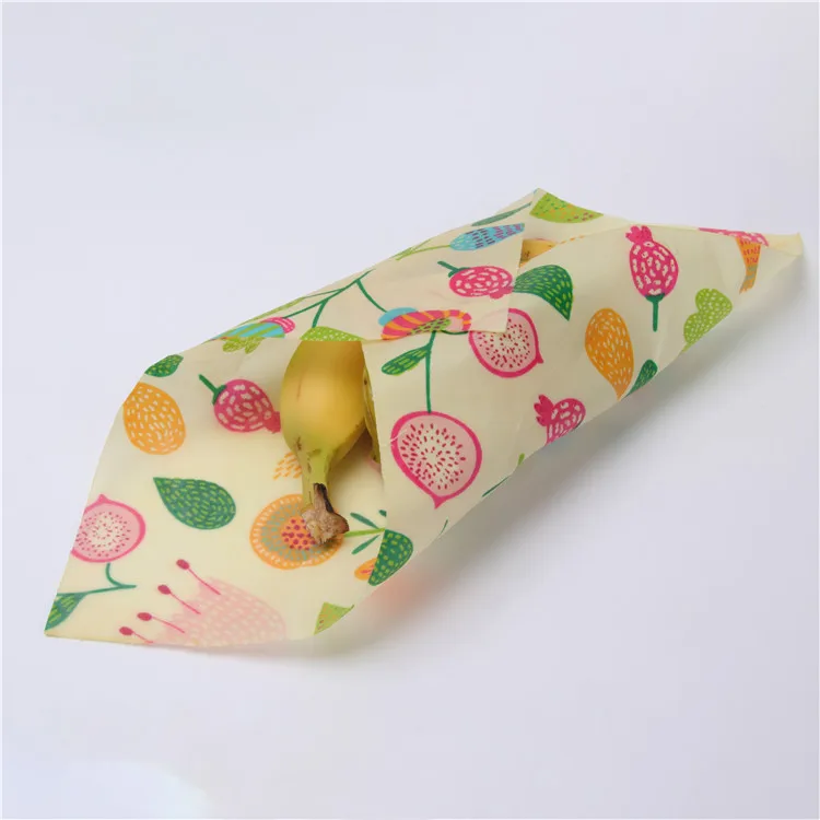 2019 Hot Custom Organic Bees Wax Wraps Bee Wax Paper Eco Reusable Beeswax Food Wrap