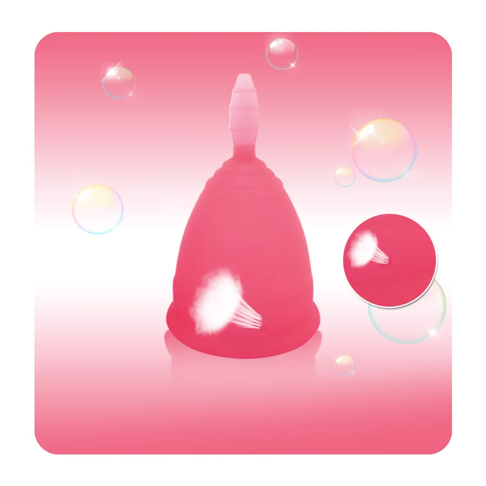 女性卫生批发硅胶月经杯医用级防泄漏女杯阴道杯