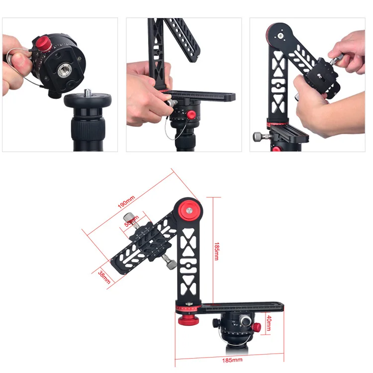 Ph720a Panoramic Ball Head Gimbal Kit With Dh60 Ball Head+quick