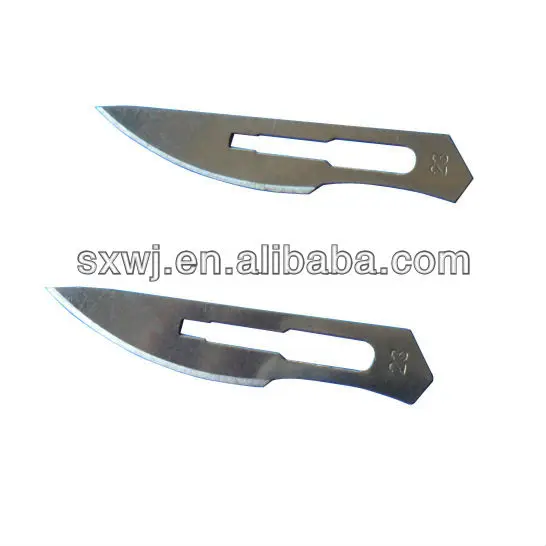 Veterianry 23 stainless steel surgical blade.JPG