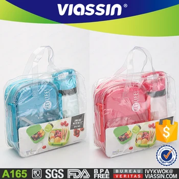lunch bag with bottle