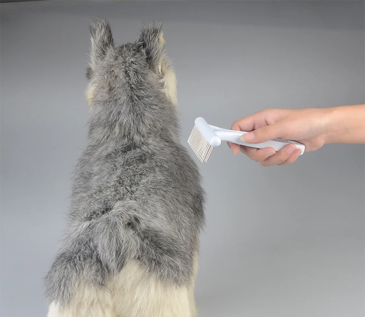 Dog Dematting Hair Knot Out Tool Undercoat Rake Brush For Long Short