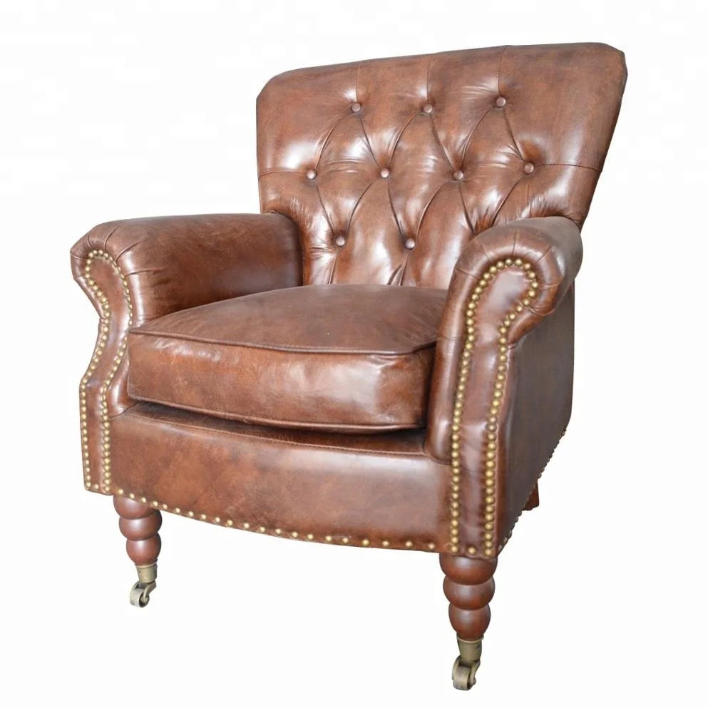 Vintage Chesterfield Professor Leather Chair Buy Chesterfield