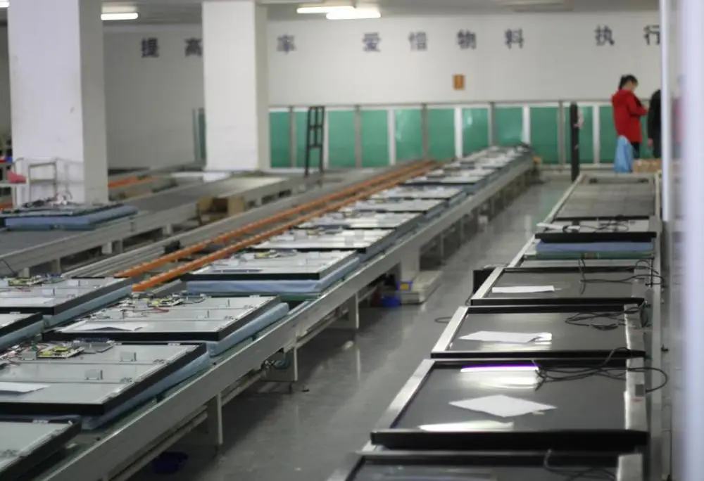 Factory Price 50"-75" curved smart tv with wifi