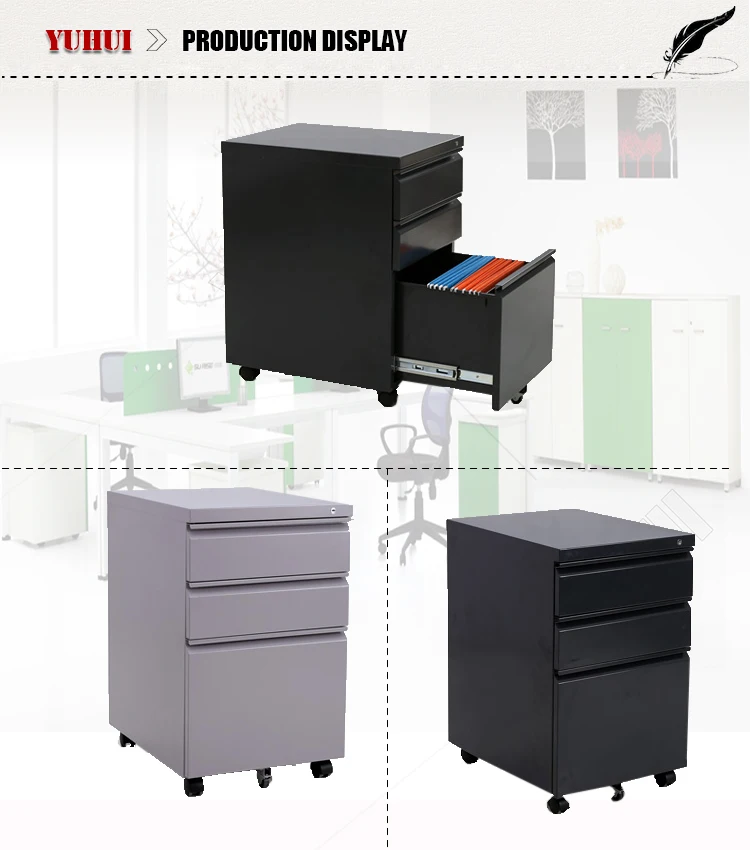 Makro office furniture 3 drawer mobile filing /drawer