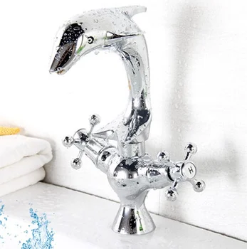 Flg9083 Factory New Product Whole Brass Body Dual Handle Dolphin