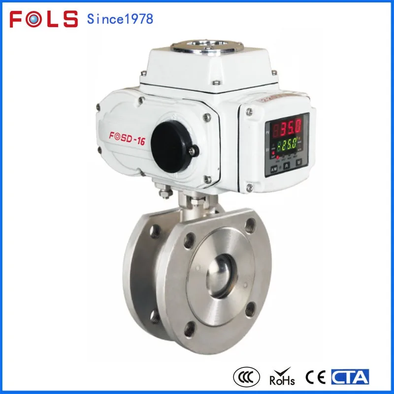 Wafer Type Stainless Steel Electric Actuated Choke Valve Buy Electric