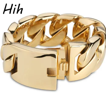 heavy gold bracelet mens