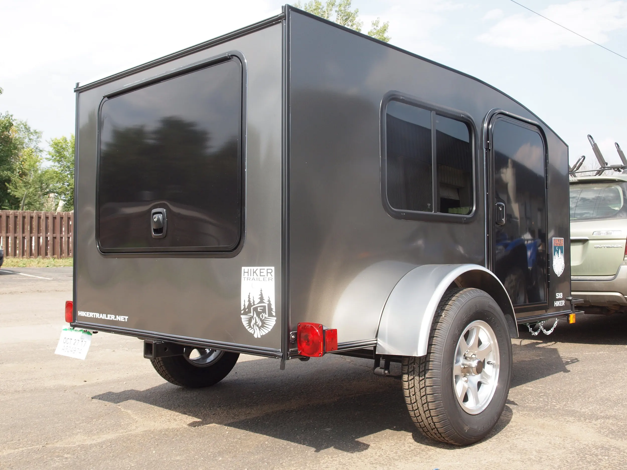 vintage solar electric mobile restaurant fast food truck caravan