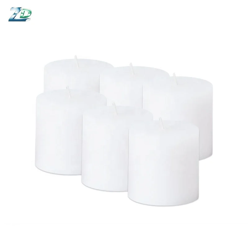 Wholesale Unscent White Big Large Size Pillar Candle For Church Wedding