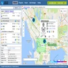 web based sim card gps tracking system with free software and apps VTrack-P