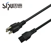 SIPU USA American and canada 110V cable 5-15 power c19 extension usa power cord