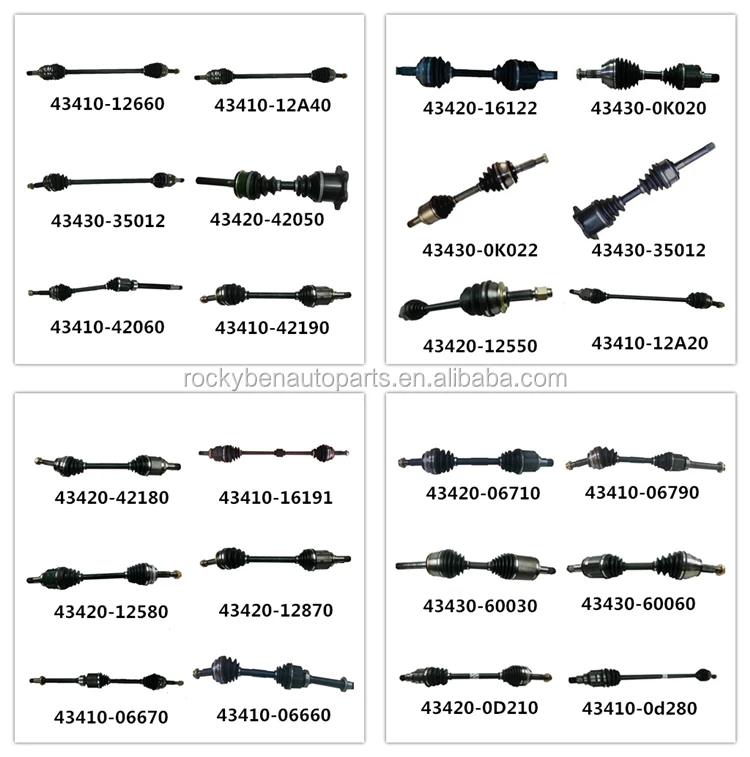 Chassis Parts Axle Shaft 4342016122 4341016132 Fits For Japanese Car