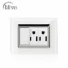electric switches sockets 1 switch with 2 American Socket
