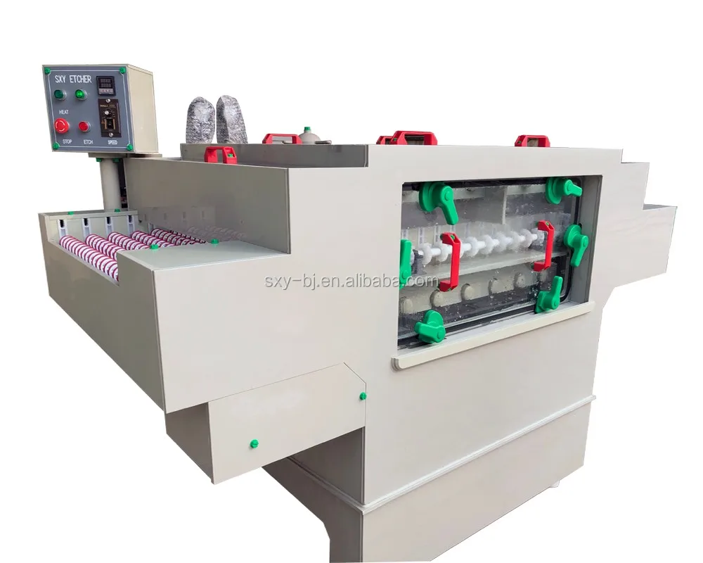 Double Side Etching Machine For Stainless Steel Signs Etching Work