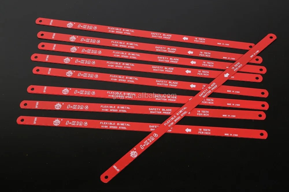 12" 300mm Hss Bimetal Hacksaw Blade Flexible Bimetal Hacksaw Blade 18t