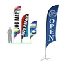 Polyester Feather Flag Promotional usage Advertising exhibition event outdoor Flying Beach Flag banner stand