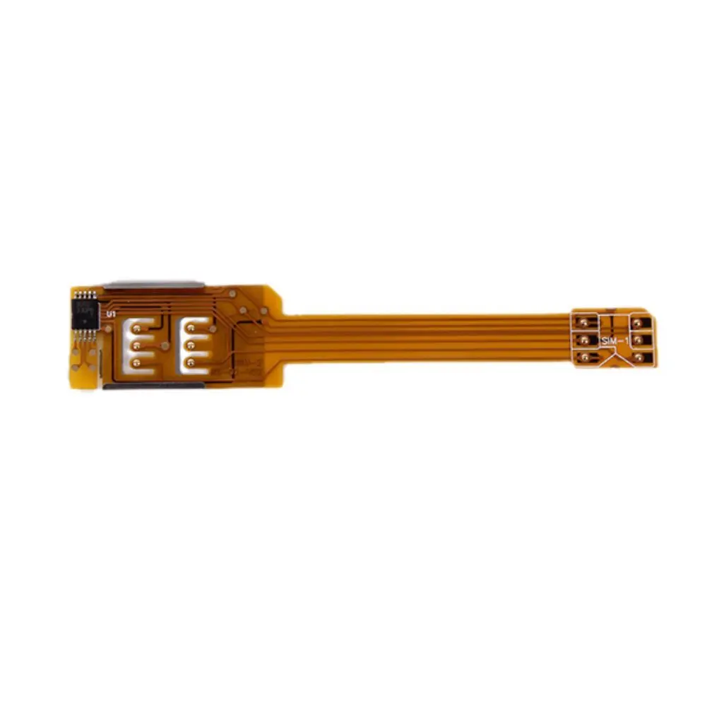 Silvercell Dual Sim Card Adapter Flex Cable Single Standby Ribbon for Apple iPhone 5 5C 5S