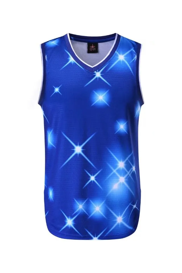 Custom Top Quality Deep Blue Basketball Jersey 2018 High Quality