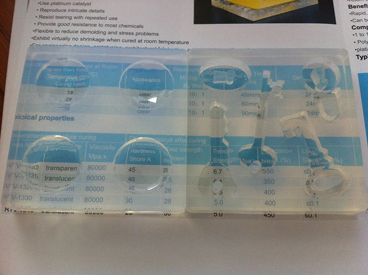Silicone Liquid For Mold Making Jewelry Silicone Rubber High Tear