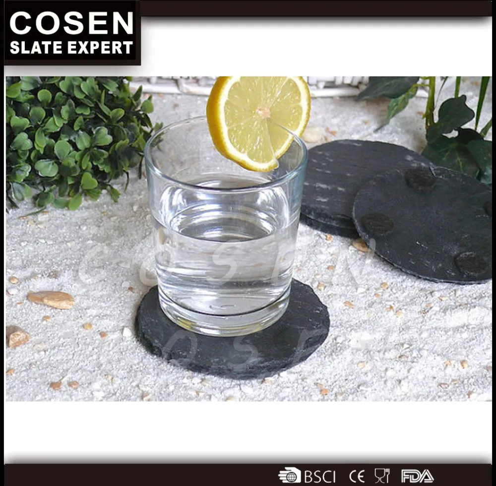 UK Market Best Selling Products Heart Shape Slate Stone Coaster