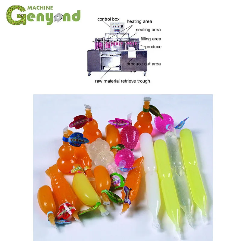 2000 P/h Pe Soft Plastic Tubes Ice Lolly Or Ice Pop Or Popsicle Yogurt