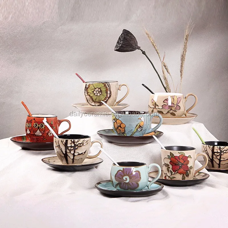Beautiful Design Oem Good Selling Ceramic Coffee Set Cheap Tea Set